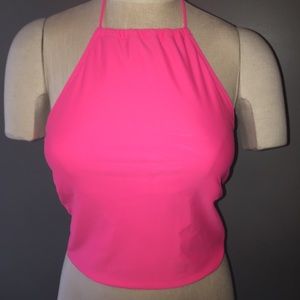 Kortni Jeane pink swimsuit top - NEVER worn